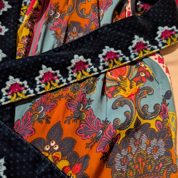 Anthropologie Multicolor Patchwork Robe - Picture 4 of 6